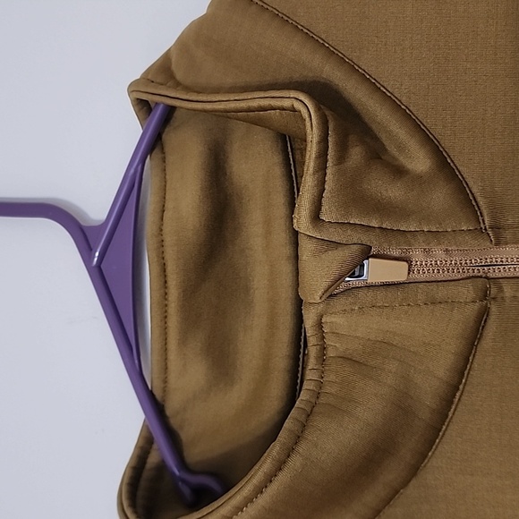 Grunt Style 2XL Tactical Pullover Hoodie Quarter Zip Coyote Brown USA Flag - Picture 6 of 16